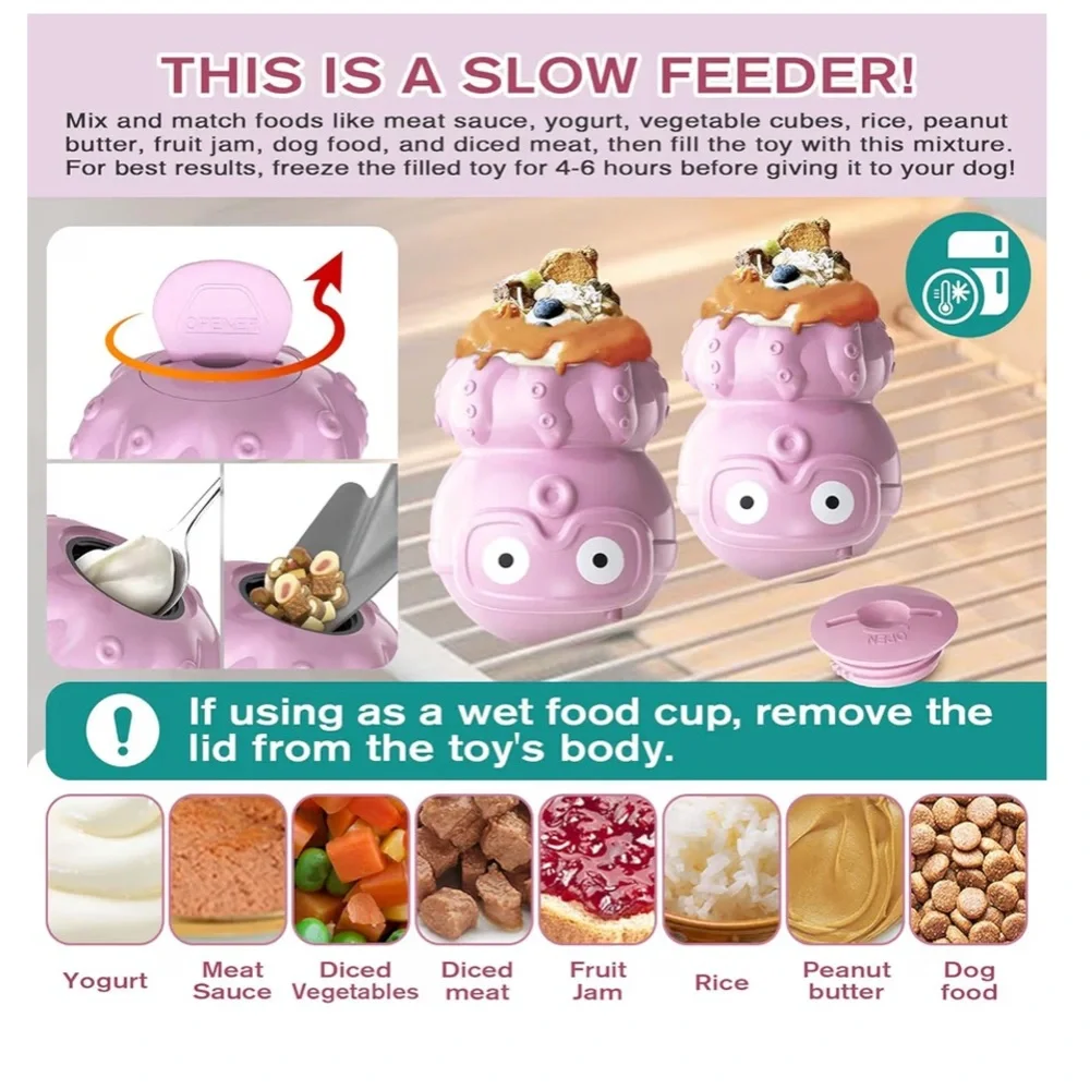 Treat Dispensing Dog Toy Large Dog Chew Toy Dog Slow Feeder Toy